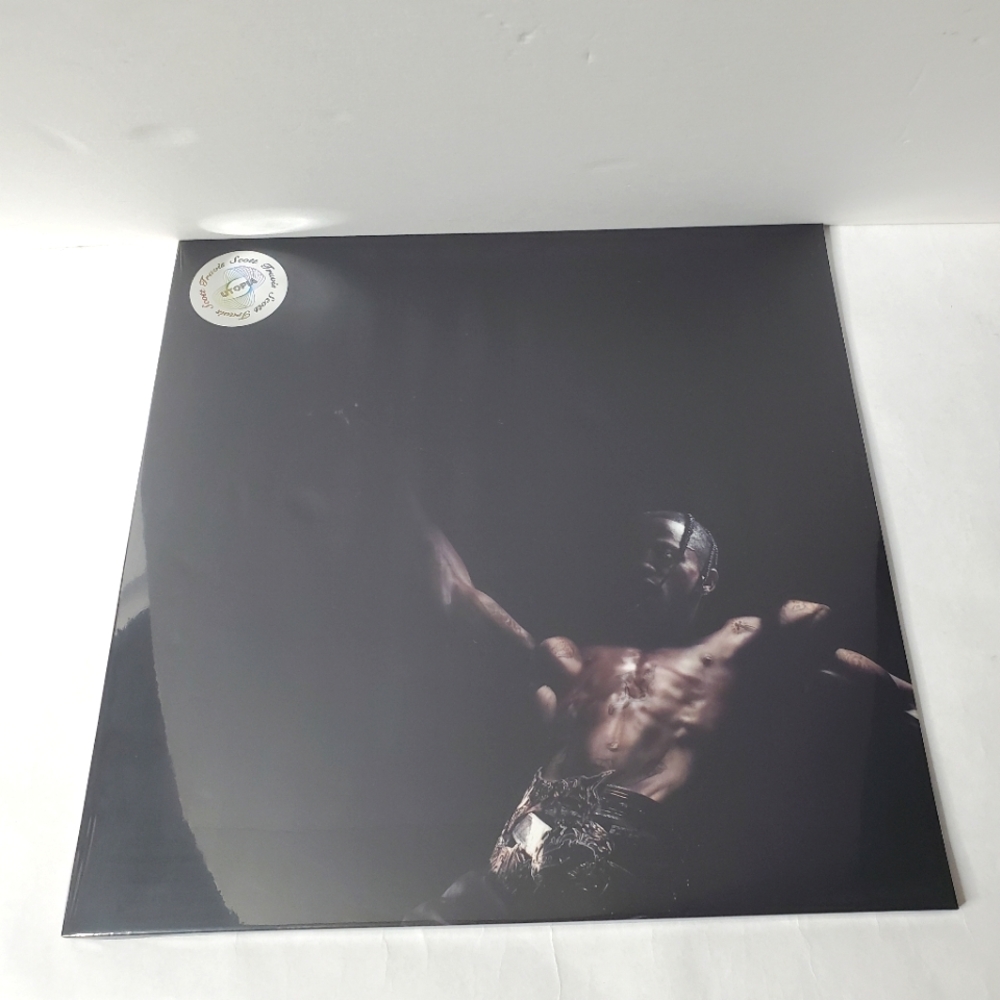 Travis Scott Utopia 2 Disk Black Colored Vinyl Album Cover #1 Sealed SHIPS NOW